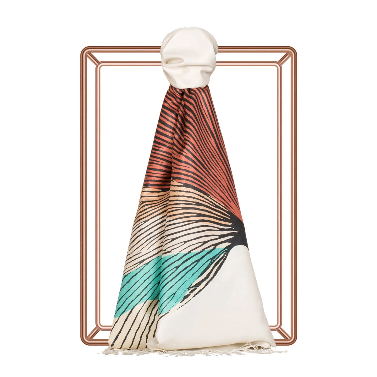 Kum Beji İpekevi İpek Şal 6435