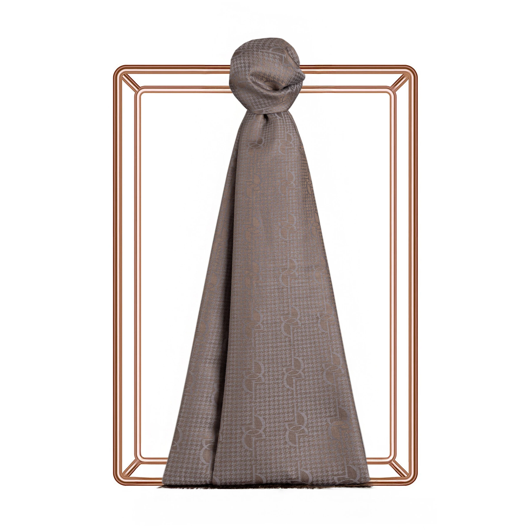 Kurşuni İpekevi İpek Şal 8956