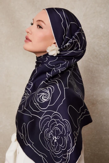 Laci-krem Levidor Twill İpek Eşarp 41