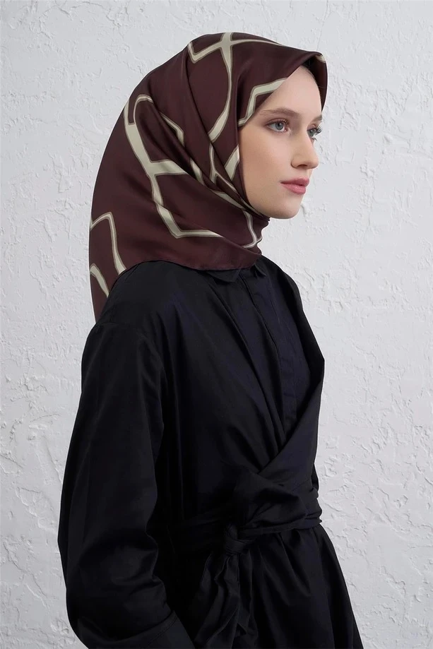 04 Armine Twill İpek Eşarp 9441D