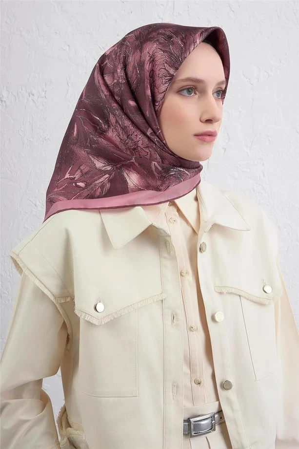 05 Armine Twill İpek Eşarp 9409D