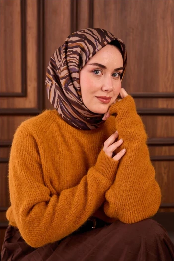 24 Silk Home Twill İpek Eşarp 11495