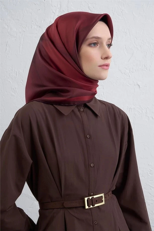 32 Armine Twill İpek Eşarp 9402D