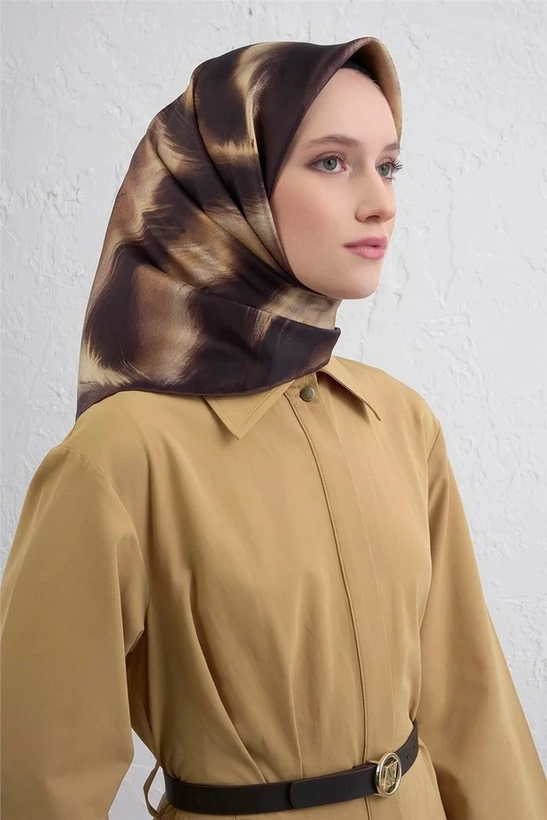 35 Armine Twill İpek Eşarp 9432D