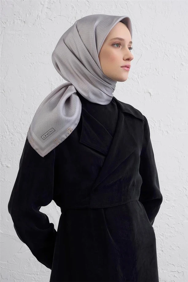 53 Armine Twill İpek Eşarp 9401D