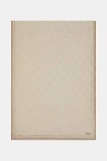 7401 Vakko Monogram Kenar Bordürlü Pamuk İpek Şal