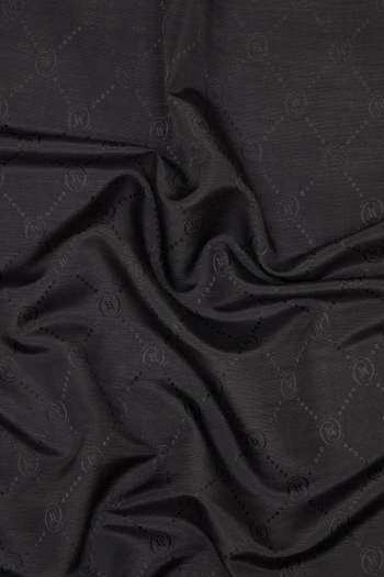 7403 Vakko Monogram Kenar Bordürlü Pamuk İpek Şal