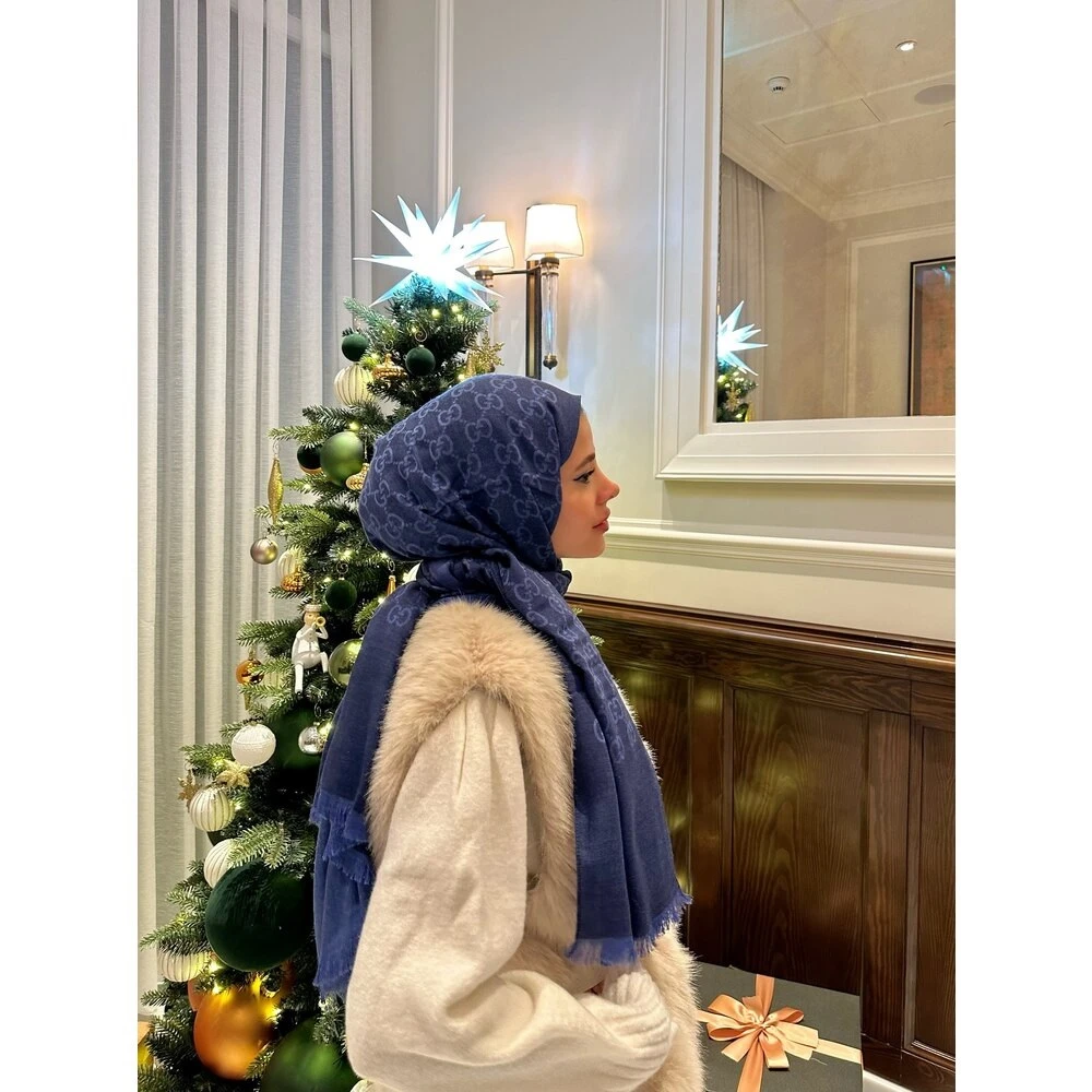 Mavi Sima G Favor Şal