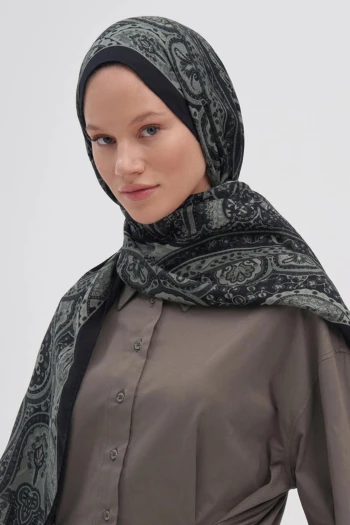 Soft Yeşil Carell Sophie Early İpek Şal