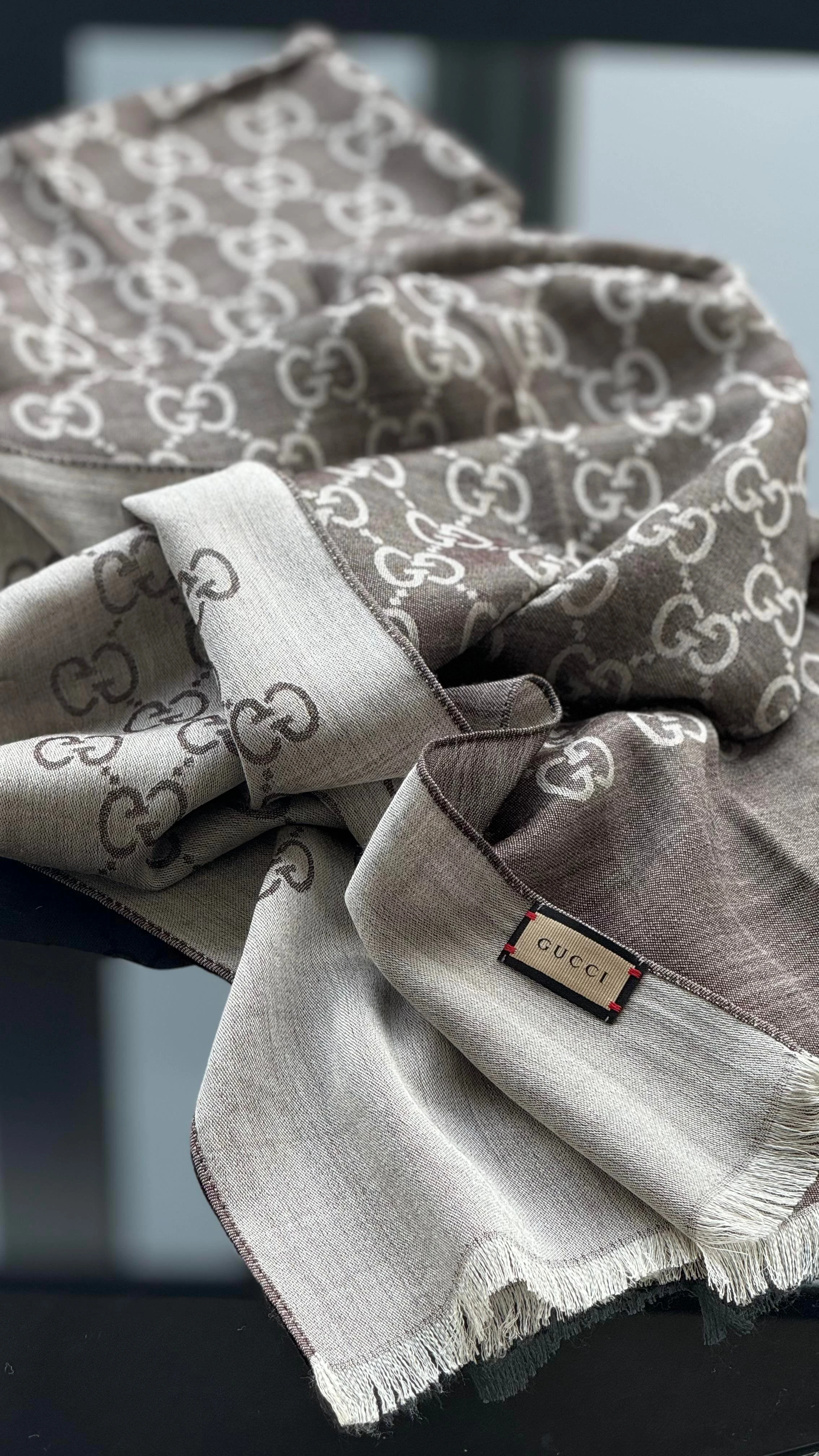 Vizon Gucci Kaşmir Şal