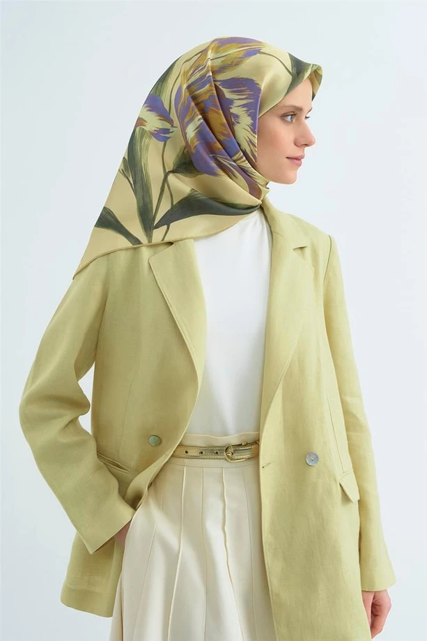 01 Armine Sura İpek Eşarp 9506D