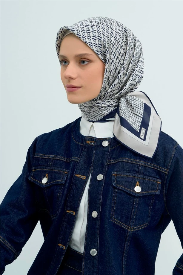 01 Armine Twill İpek Eşarp 9502D