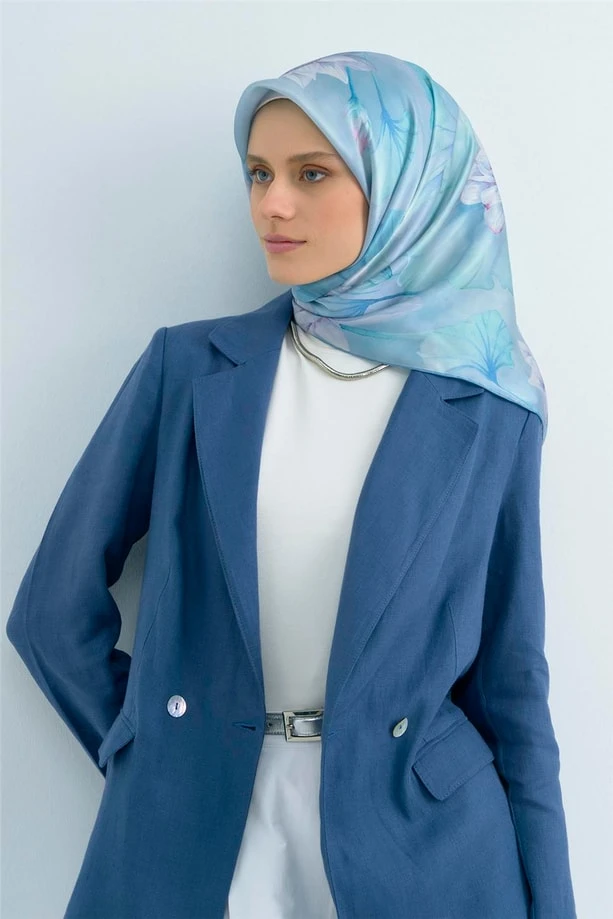 02 Armine Twill İpek Eşarp 9505D