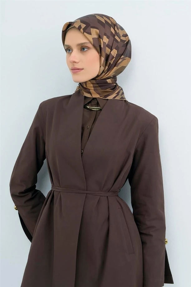 02 Armine Twill İpek Eşarp 9507D