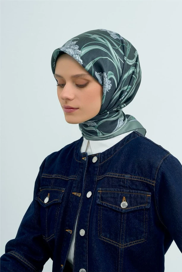 02 Armine Twill İpek Eşarp 9512D