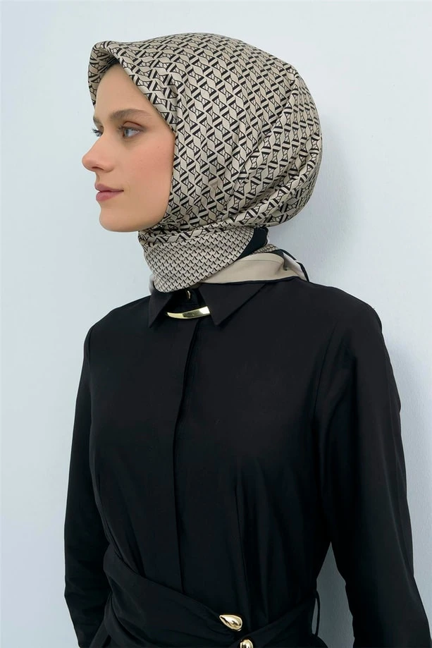 03 Armine Twill İpek Eşarp 9502D