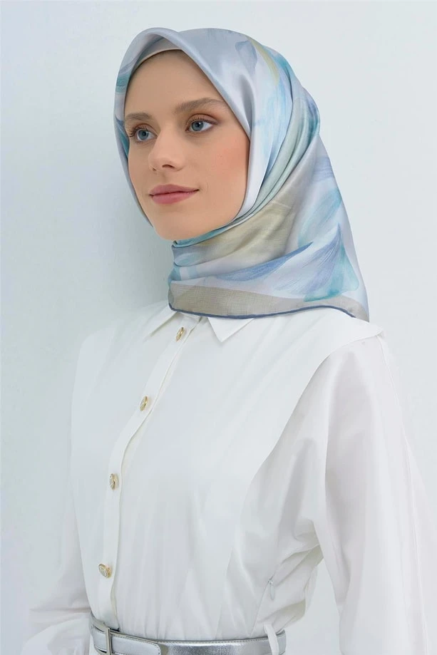 03 Armine Twill İpek Eşarp 9519D