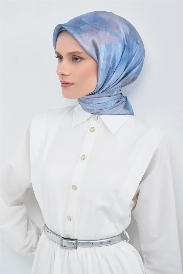 04 Armine Twill İpek Eşarp 9501D
