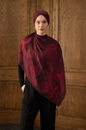 04 İpekhan Desenli Bambu Şal