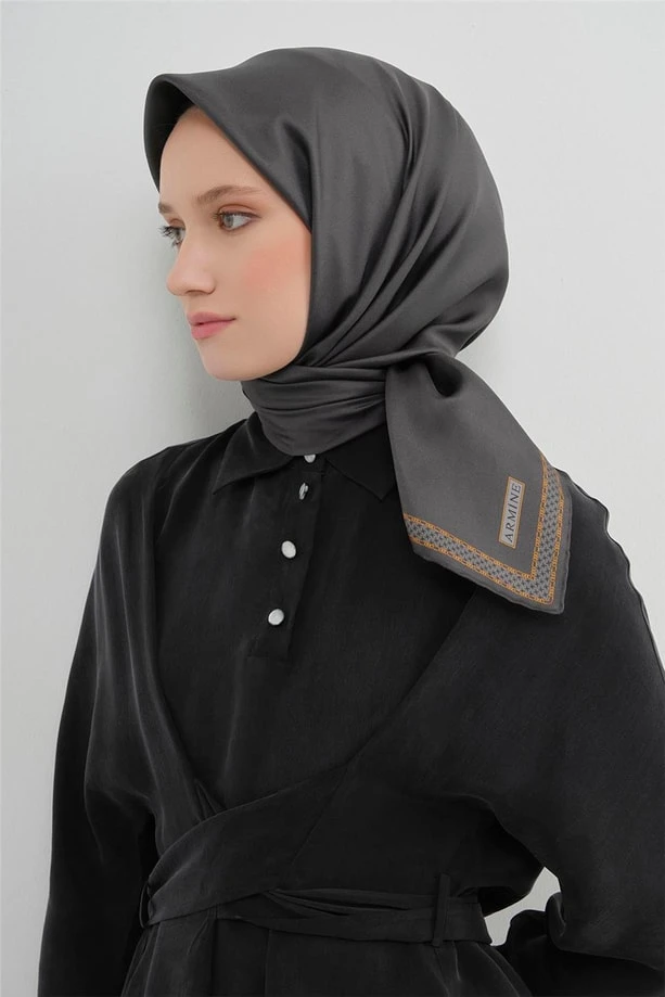 06 Armine Twill İpek Eşarp 9444D