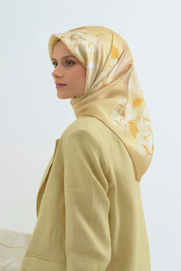 07 Armine Twill İpek Eşarp 9509D
