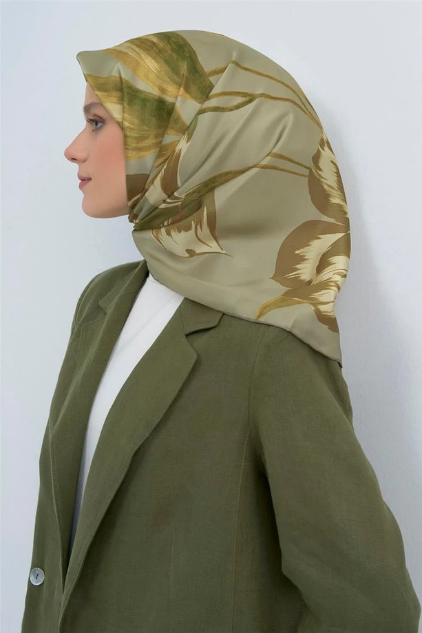 08 Armine Twill İpek Eşarp 9506D