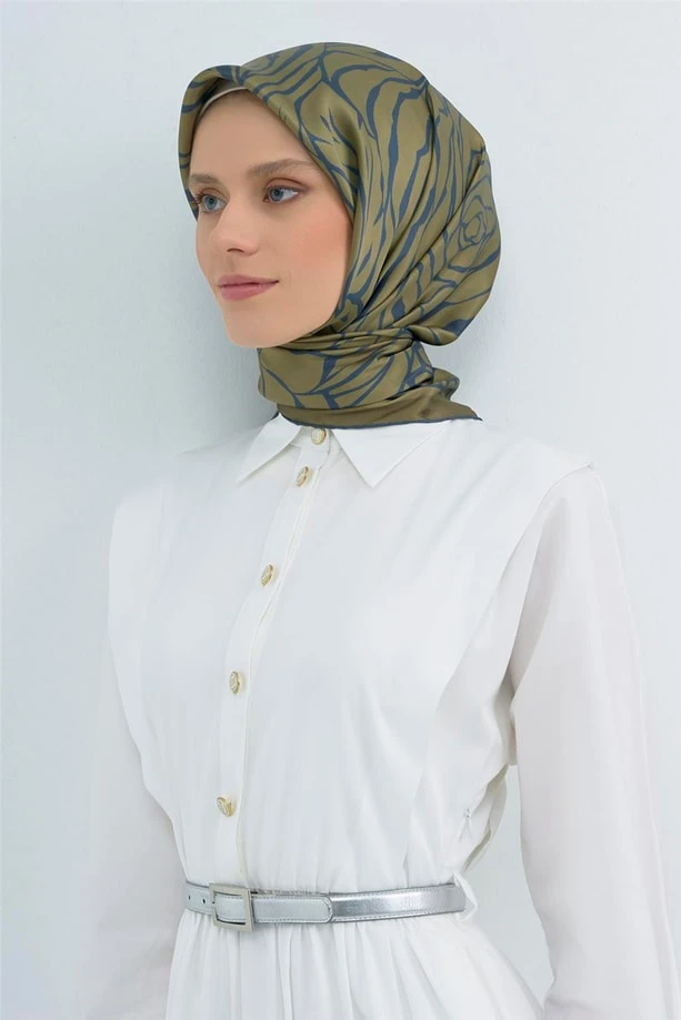08 Armine Twill İpek Eşarp 9511D