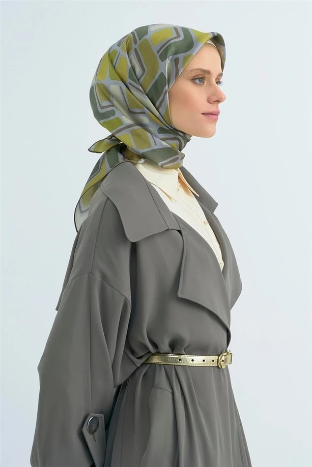 32 Armine Twill İpek Eşarp 9504D