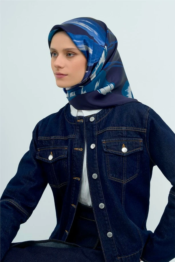 32 Armine Twill İpek Eşarp 9506D