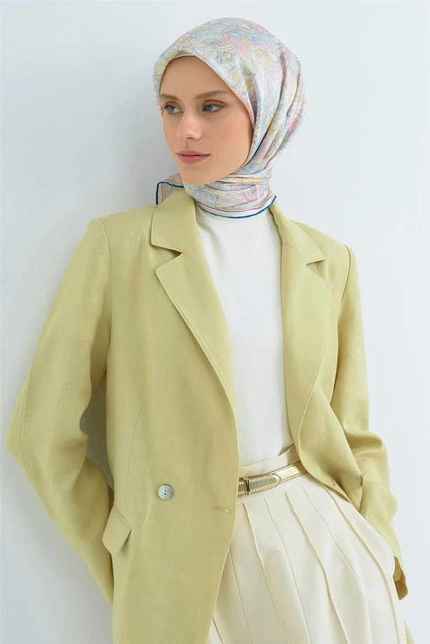 32 Armine Twill İpek Eşarp 9508D