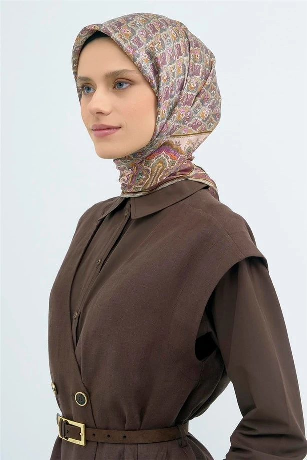 32 Armine Twill İpek Eşarp 9518D