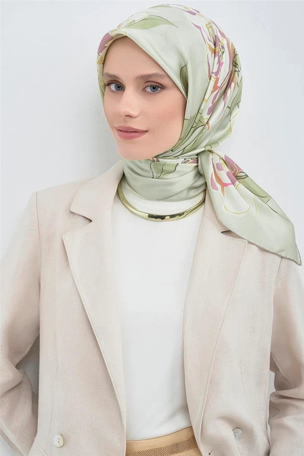 33 Armine Twill İpek Eşarp 9509D