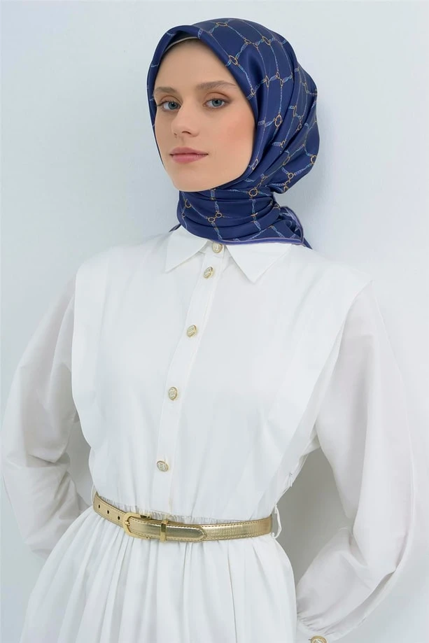 34 Armine Twill İpek Eşarp 9538D