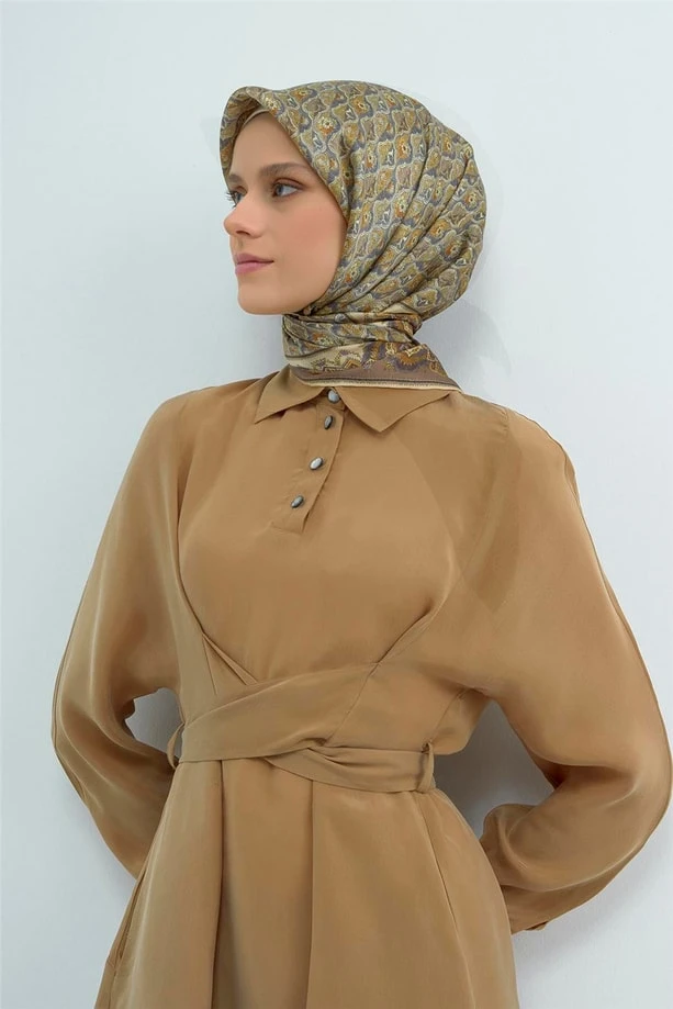 35 Armine Twill İpek Eşarp 9518D
