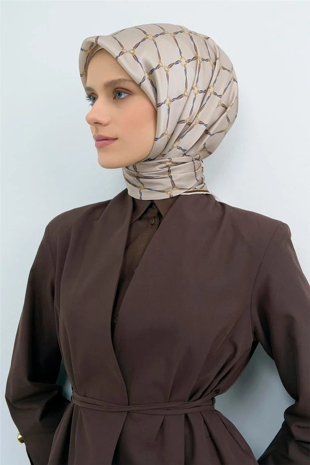 35 Armine Twill İpek Eşarp 9538D