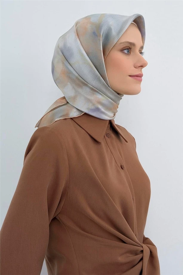 36 Armine Twill İpek Eşarp 9501D