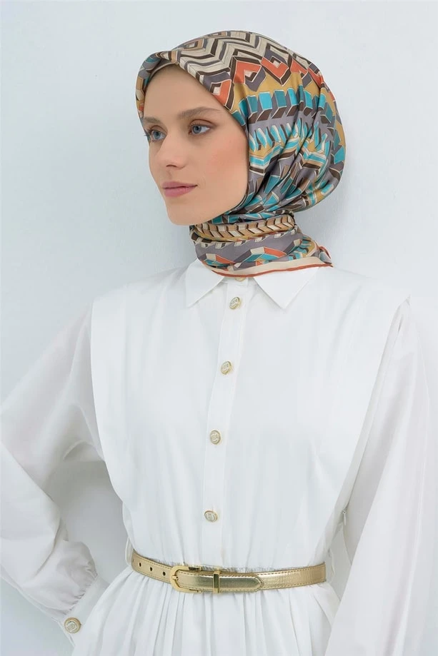 38 Armine Twill İpek Eşarp 9542D