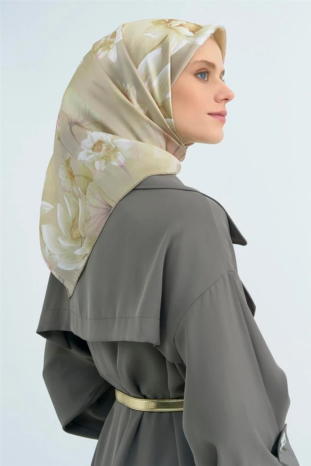 52 Armine Twill İpek Eşarp 9505D