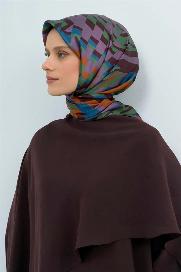 53 Armine Twill İpek Eşarp 9507D