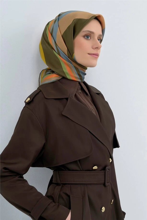 53 Armine Twill İpek Eşarp 9514D