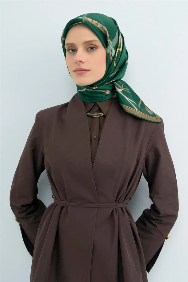 53 Armine Twill İpek Eşarp 9517D