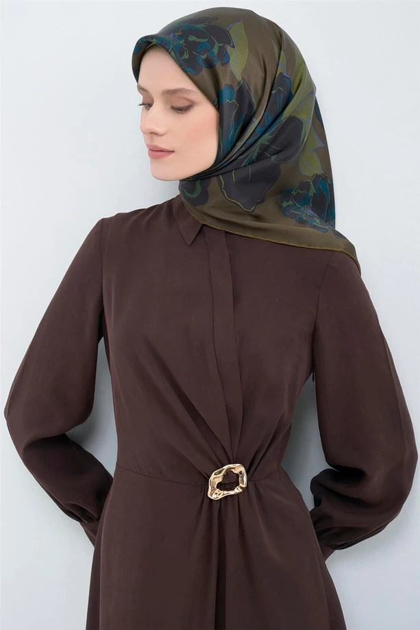 56 Armine Twill İpek Eşarp 9509D