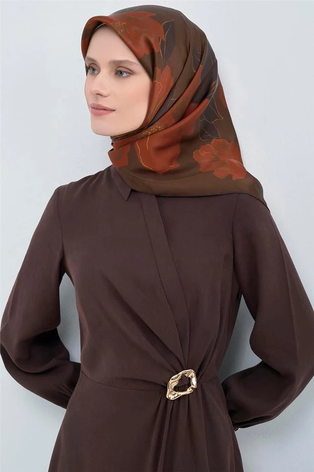 57 Armine Twill İpek Eşarp 9509D