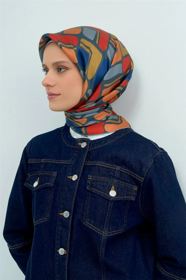 58 Armine Twill İpek Eşarp 9504D