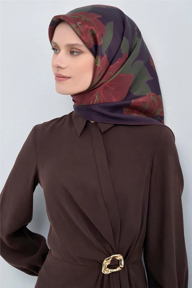 59 Armine Twill İpek Eşarp 9509D