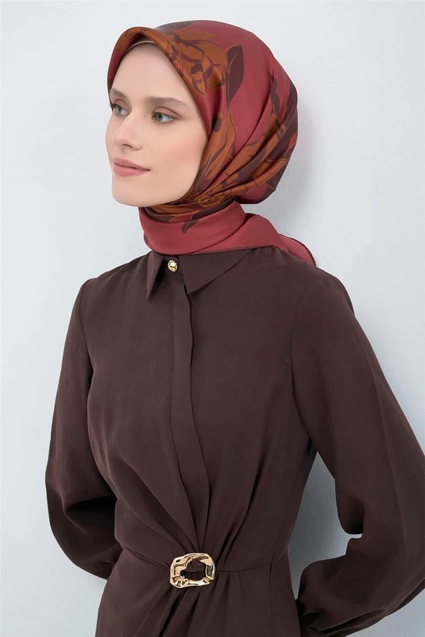 61 Armine Twill İpek Eşarp 9509D