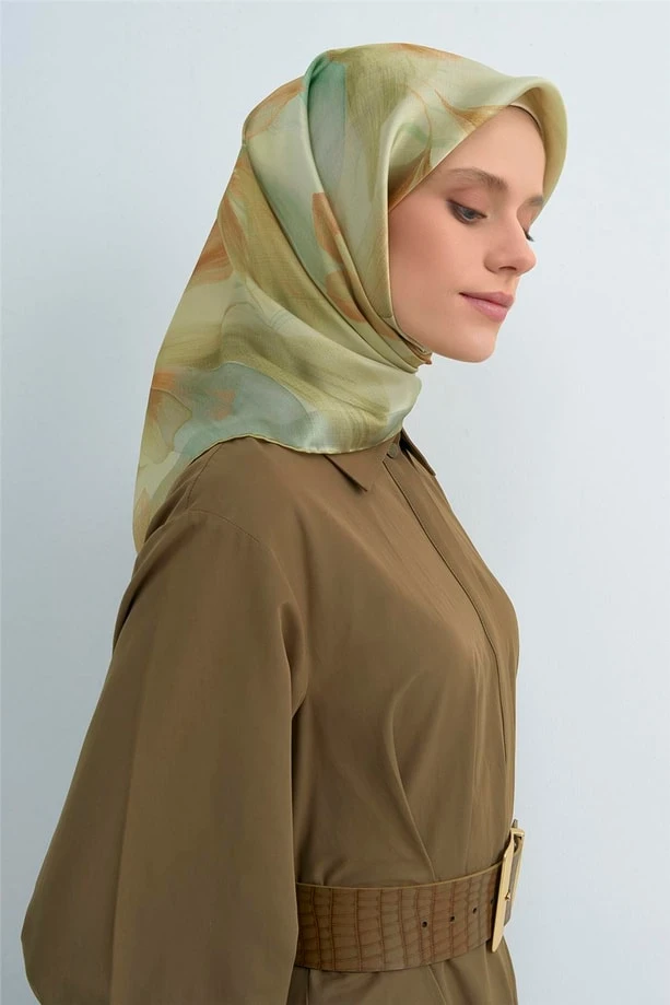 80 Armine Twill İpek Eşarp 9519D