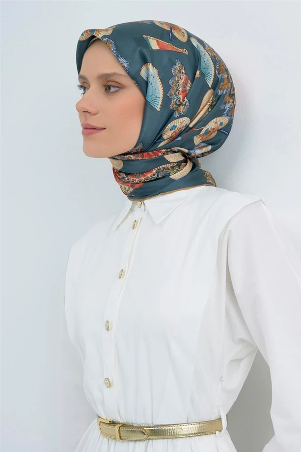 80 Armine Twill İpek Eşarp 9532D