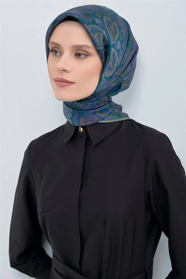 80 Armine Twill İpek Eşarp 9540D