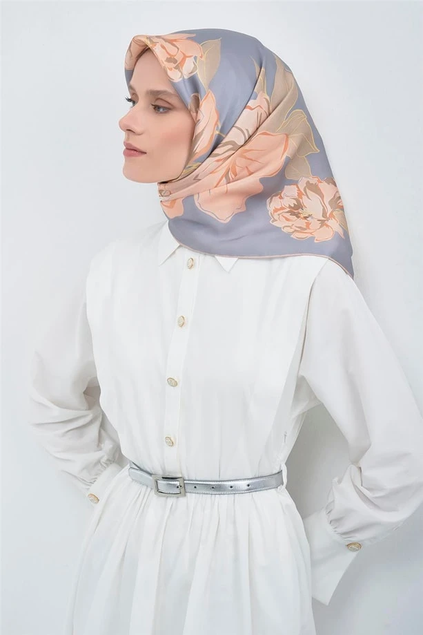 81 Armine Twill İpek Eşarp 9509D